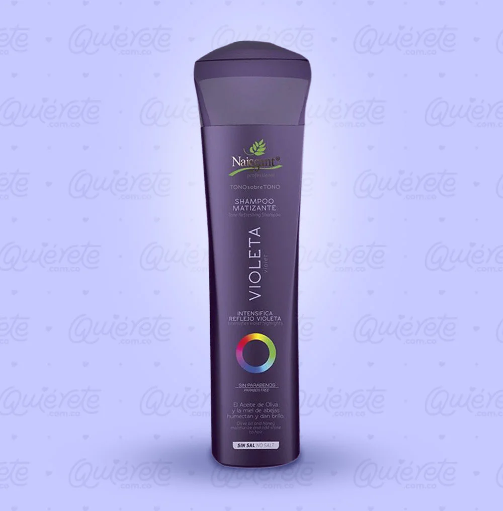 Shampoo matizante tono sobre tono violeta Naissant 300 ml