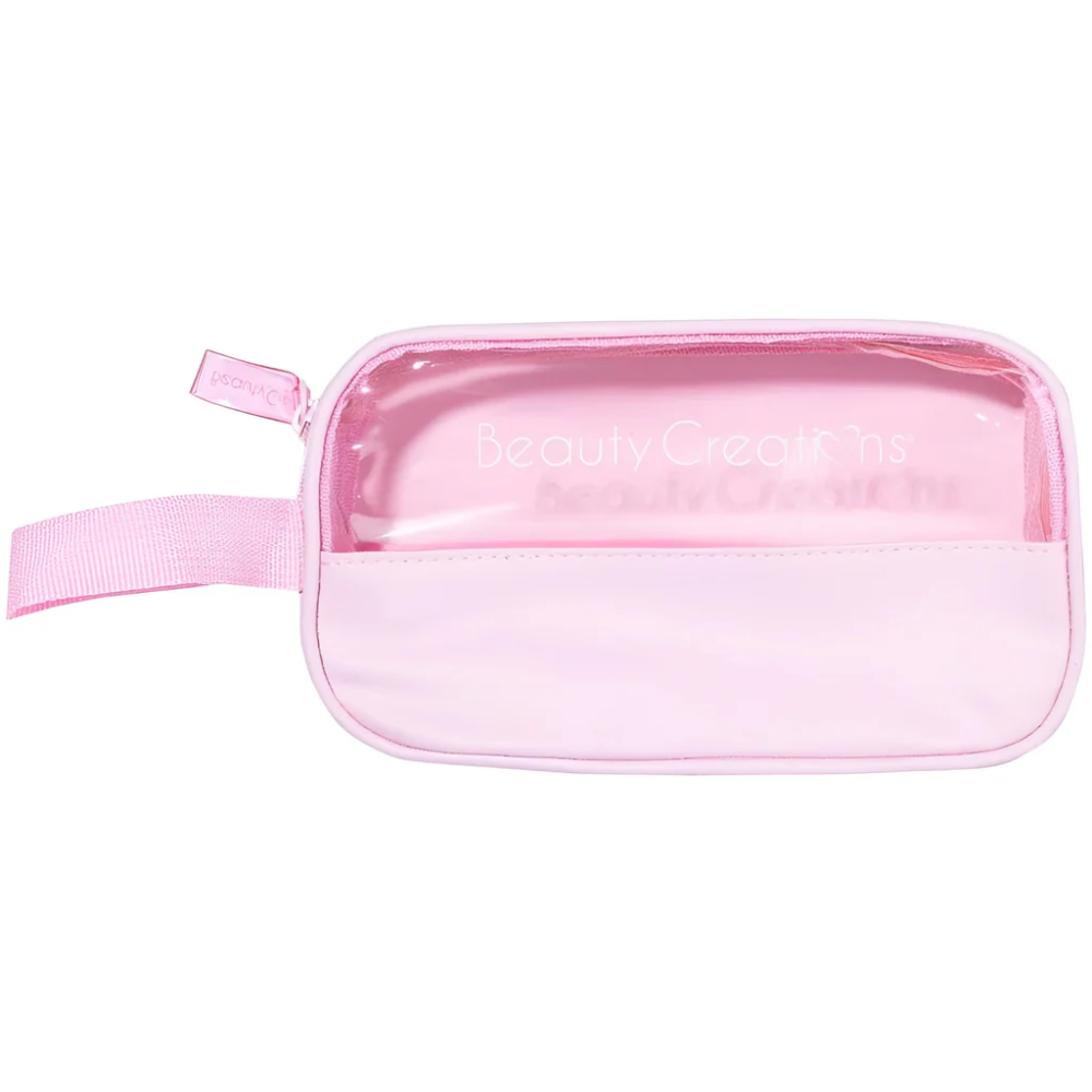 Bolsa de Cosméticos Rosa Transparente Pequeña de Beauty Creations